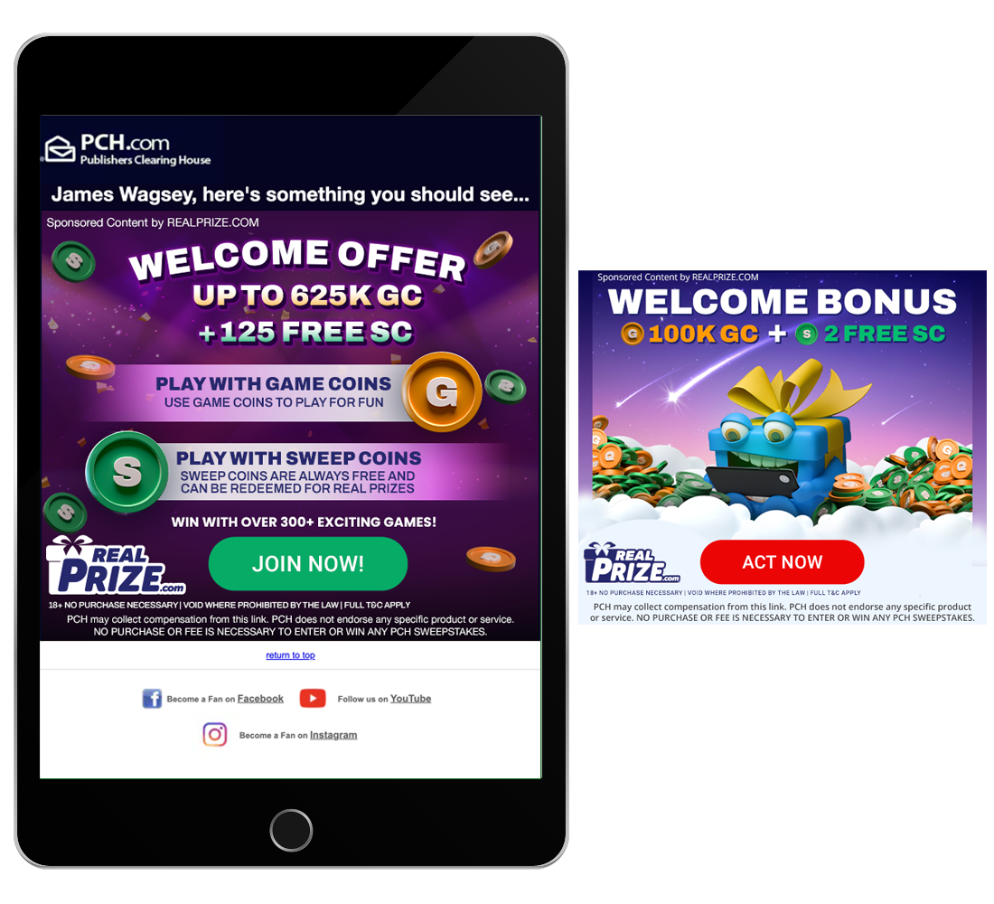 Real Prize Ad